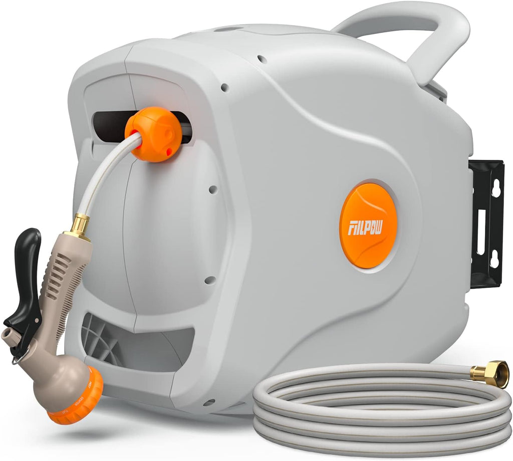 100 FT Wall Mounted Retractable Garden Hose Reel T635