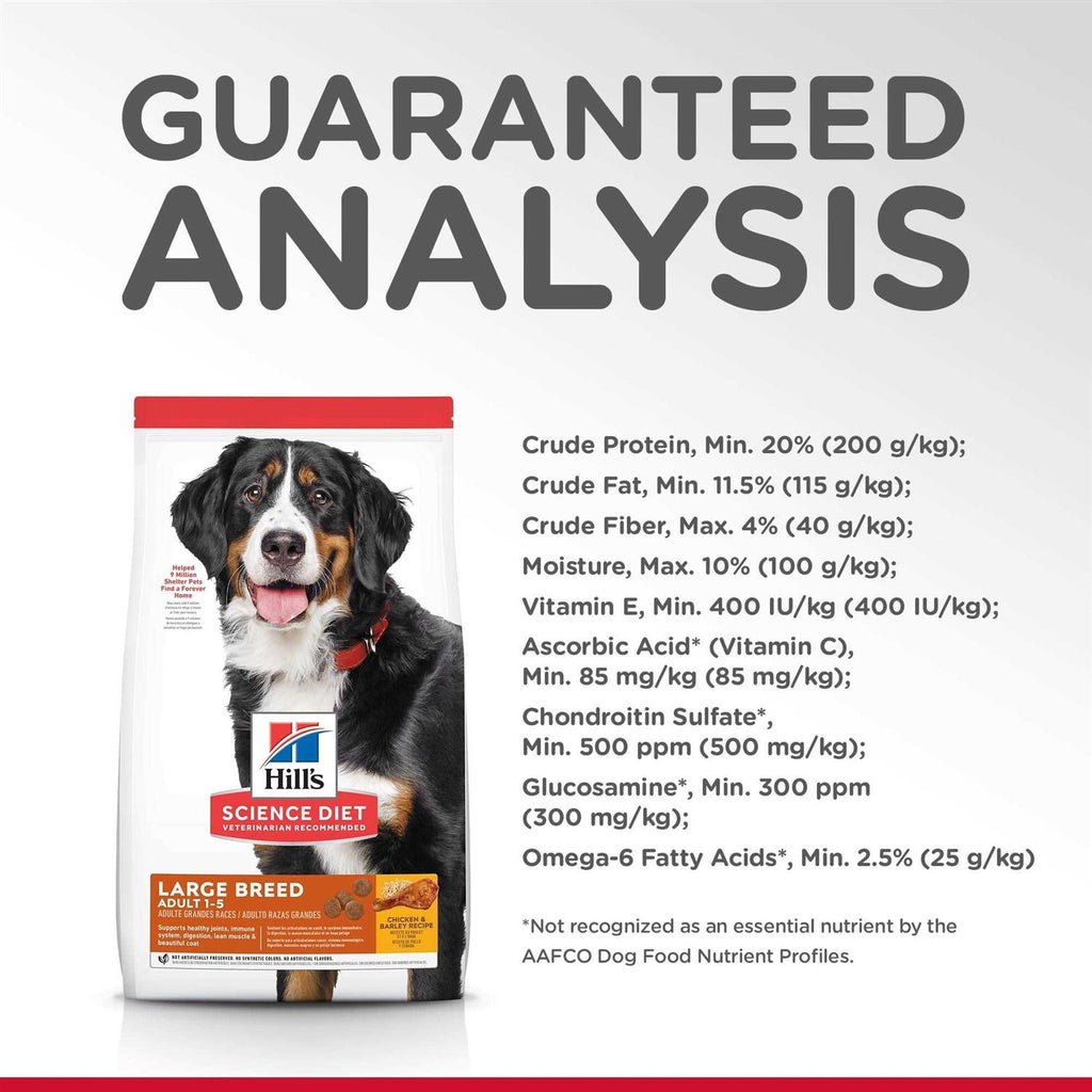 Chicken & Barley Recipe Large Breed Dry Dog Food L2329