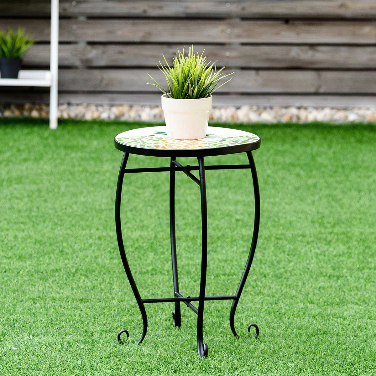Pineapple Accent Table Plant Stand H974516