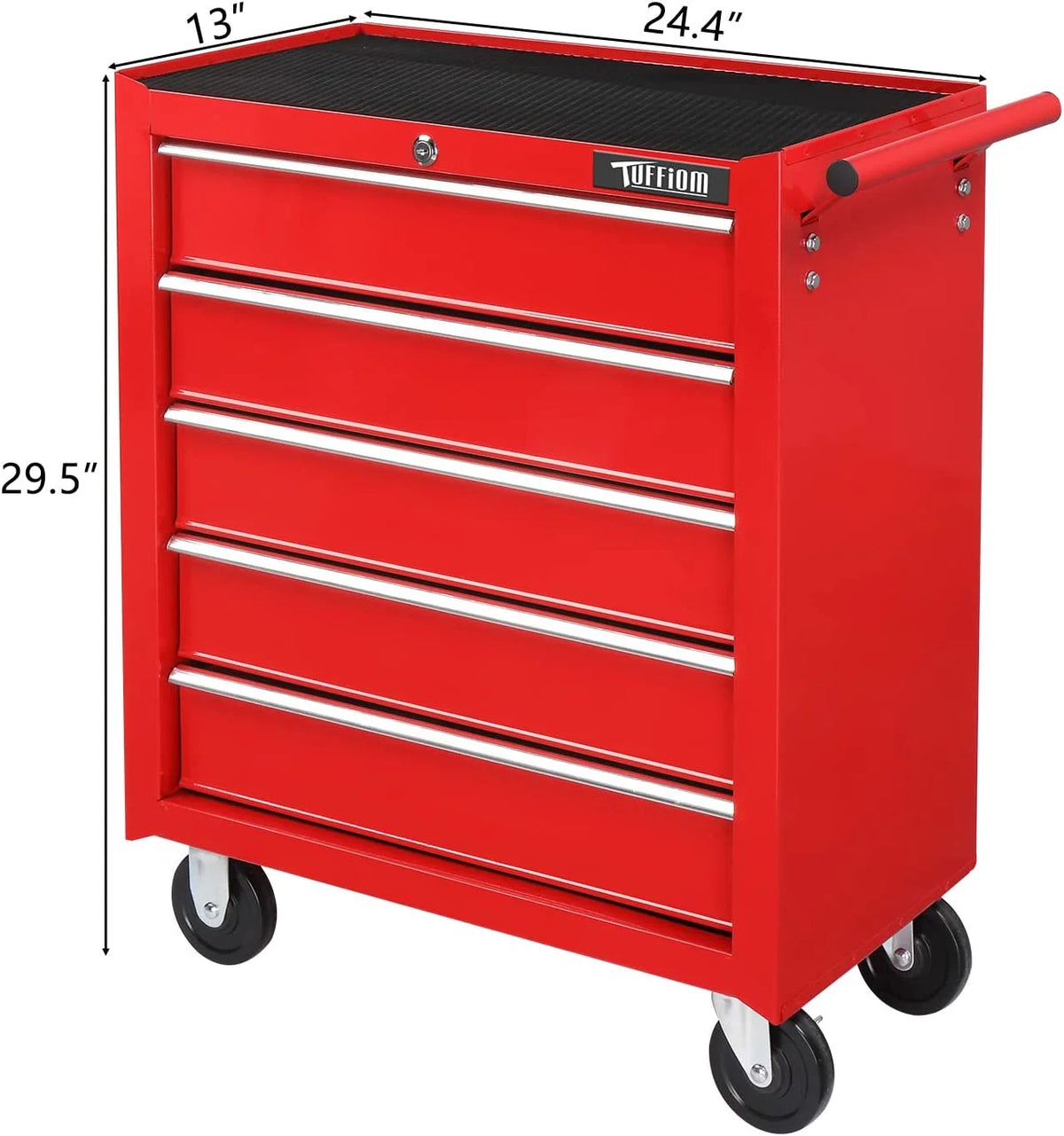5 Drawer Rolling Tool Chest with Lock & Key C380