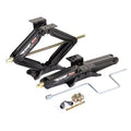 Set of 2 5000lbs 20" RV Trailer Stabilizer Scissor Jacks with Handle Z36576