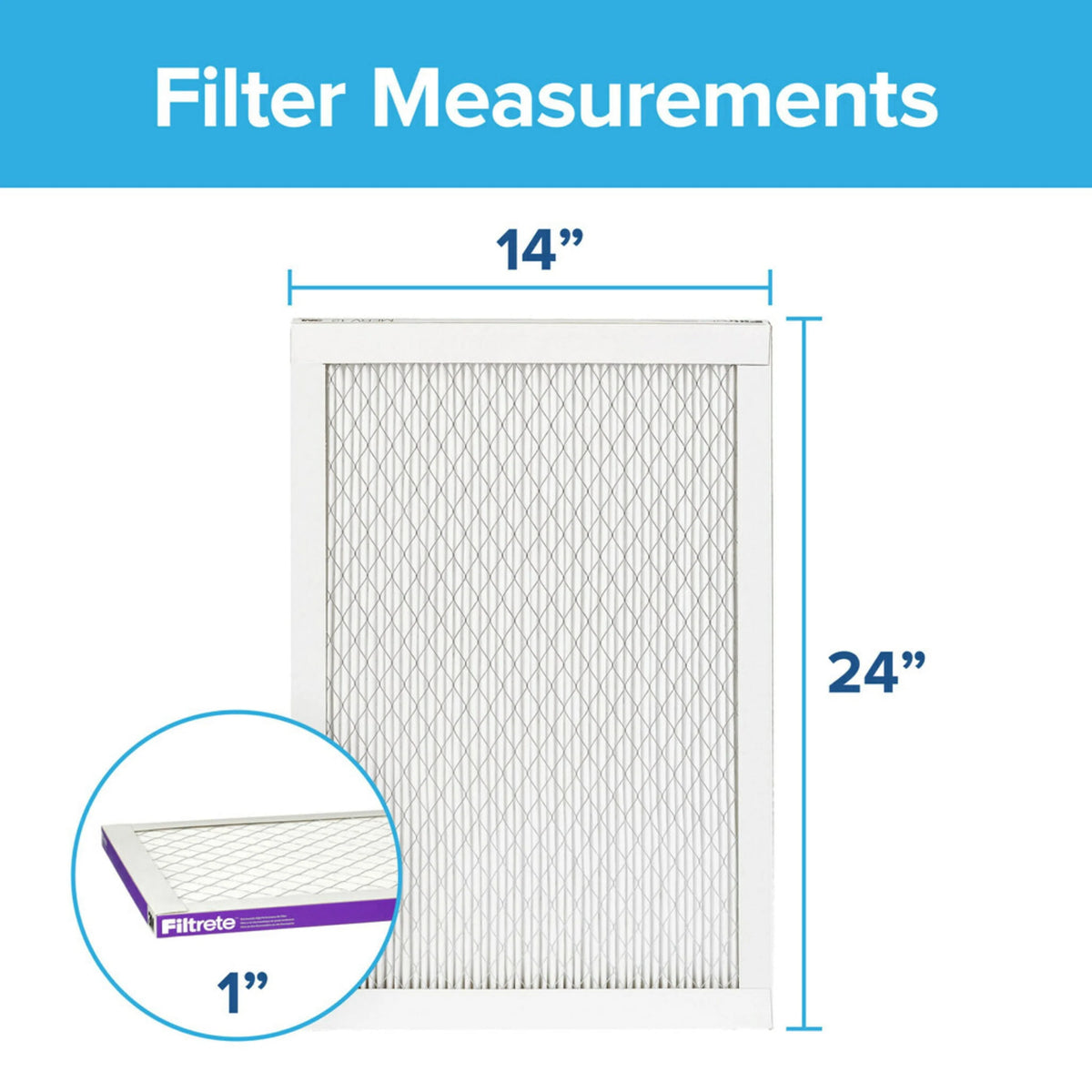 14x24x1 Air Filter MERV 12 O89684