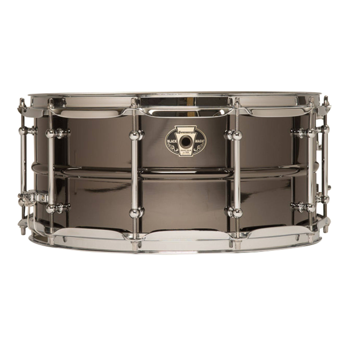 Black Magic Snare Drum 6.5 x 14 inch Chrome Hardware O197356