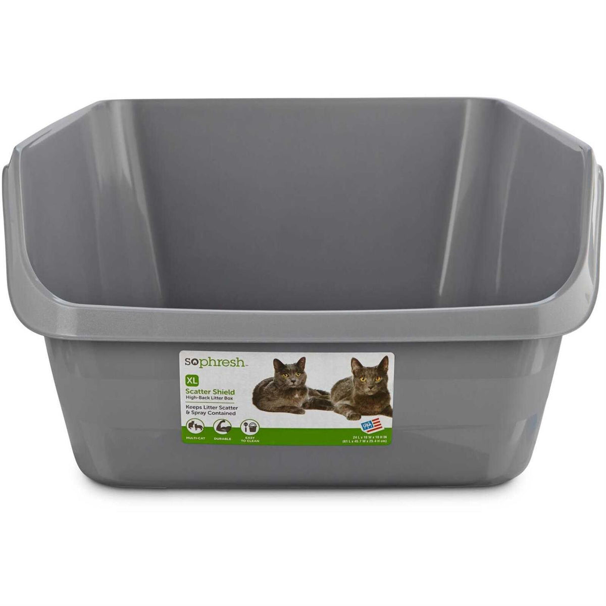 High-Back Litter Box L644183