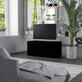 Black Chipboard TV Cabinet M594327