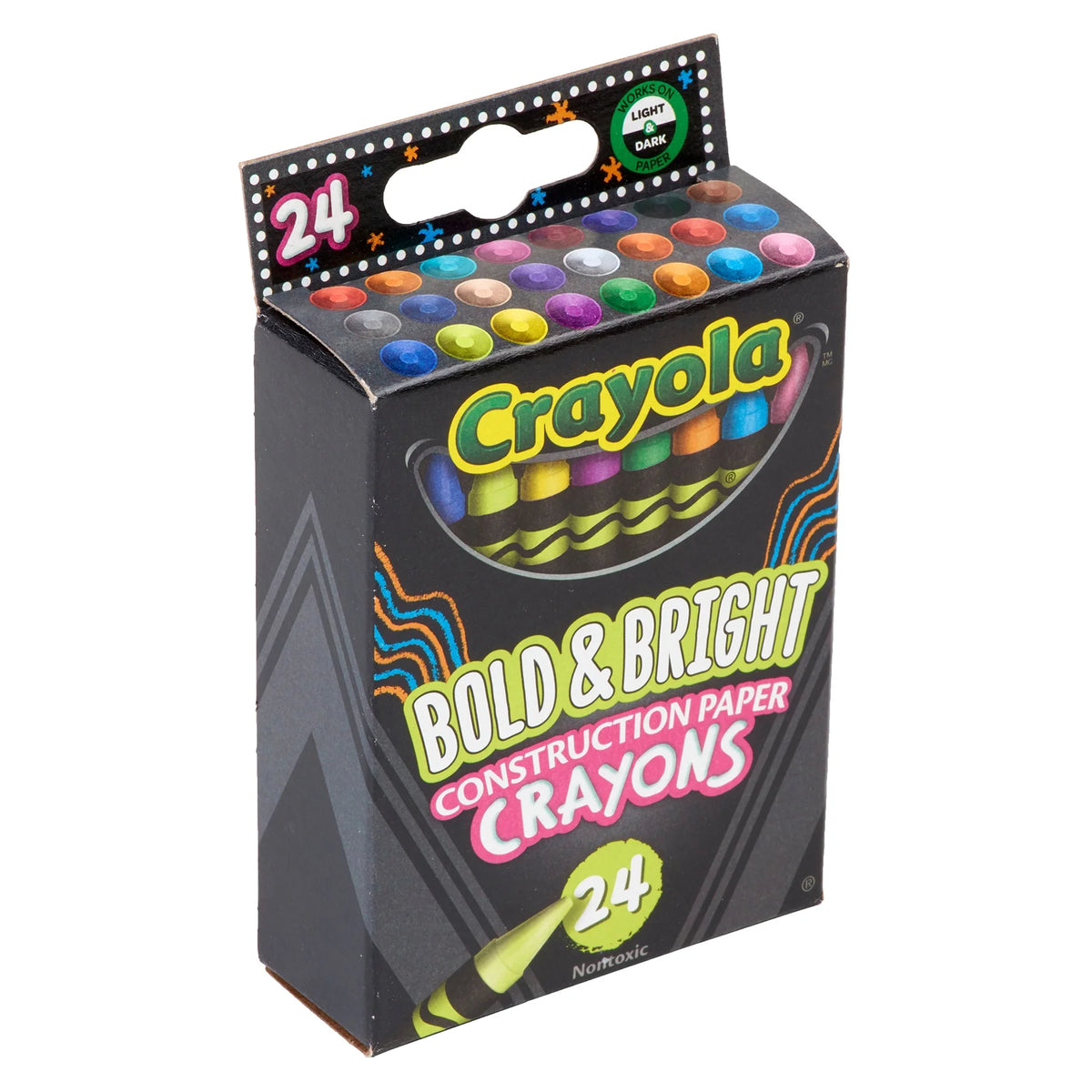 Construction Paper Crayons 24ct 10 Packs R986