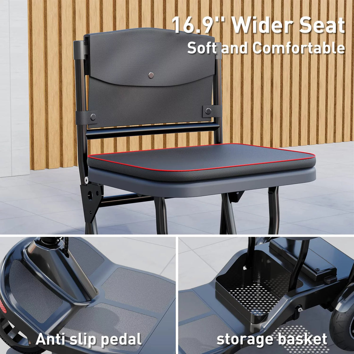 4 Wheel Portable Folding Mobility Scooter Y7508