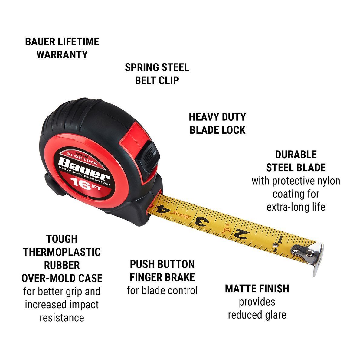 16 ft. x 3/4 in. Tape Measure U47666