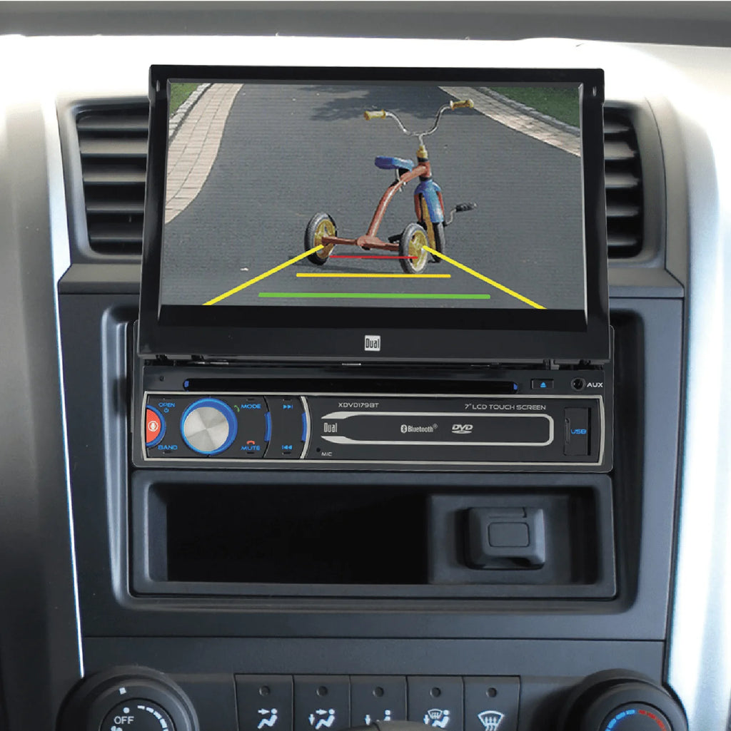 7 inch Single DIN Car Stereo with Motorized Touch Screen P597214