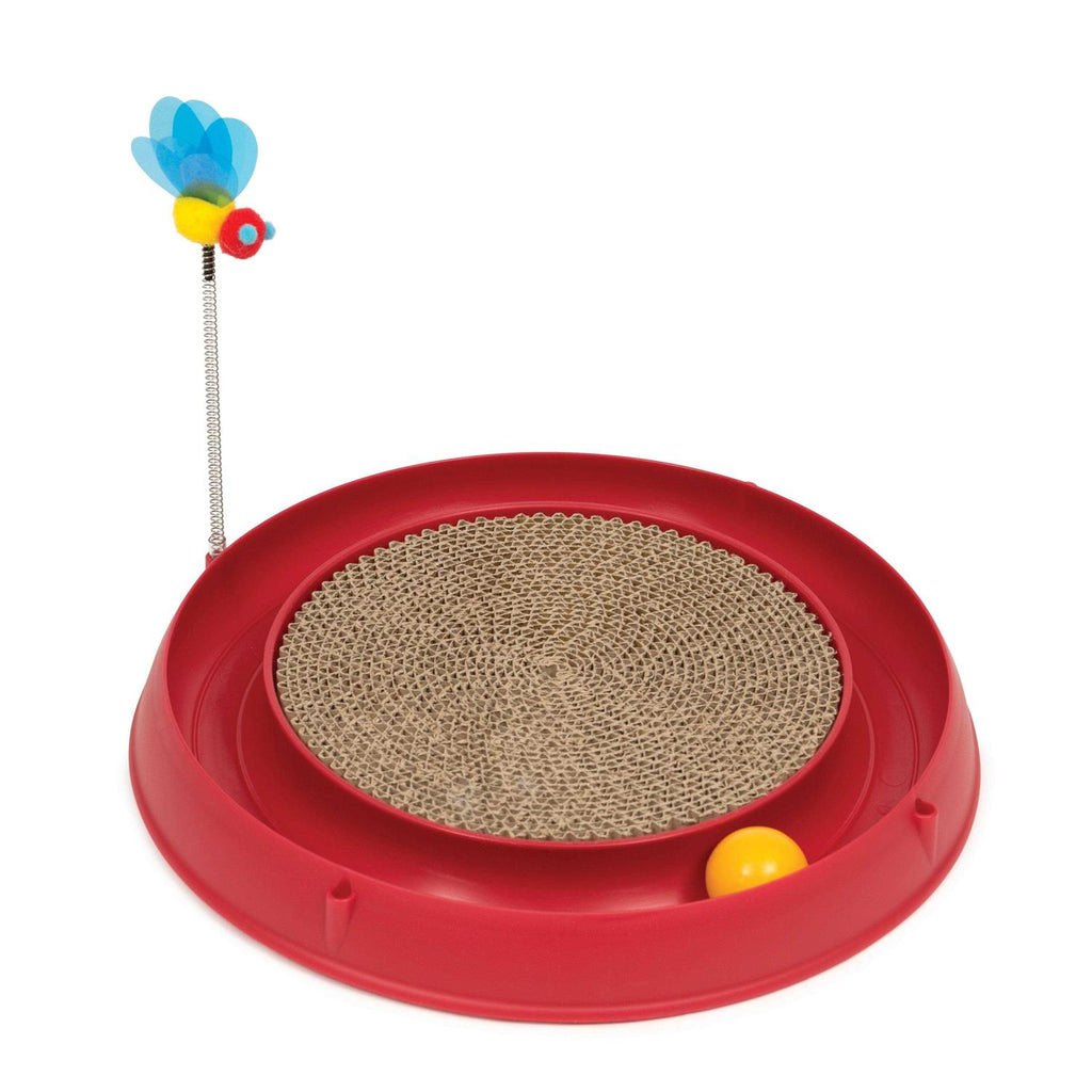 Circuit Ball Cat Toy with Scratch Pad A222