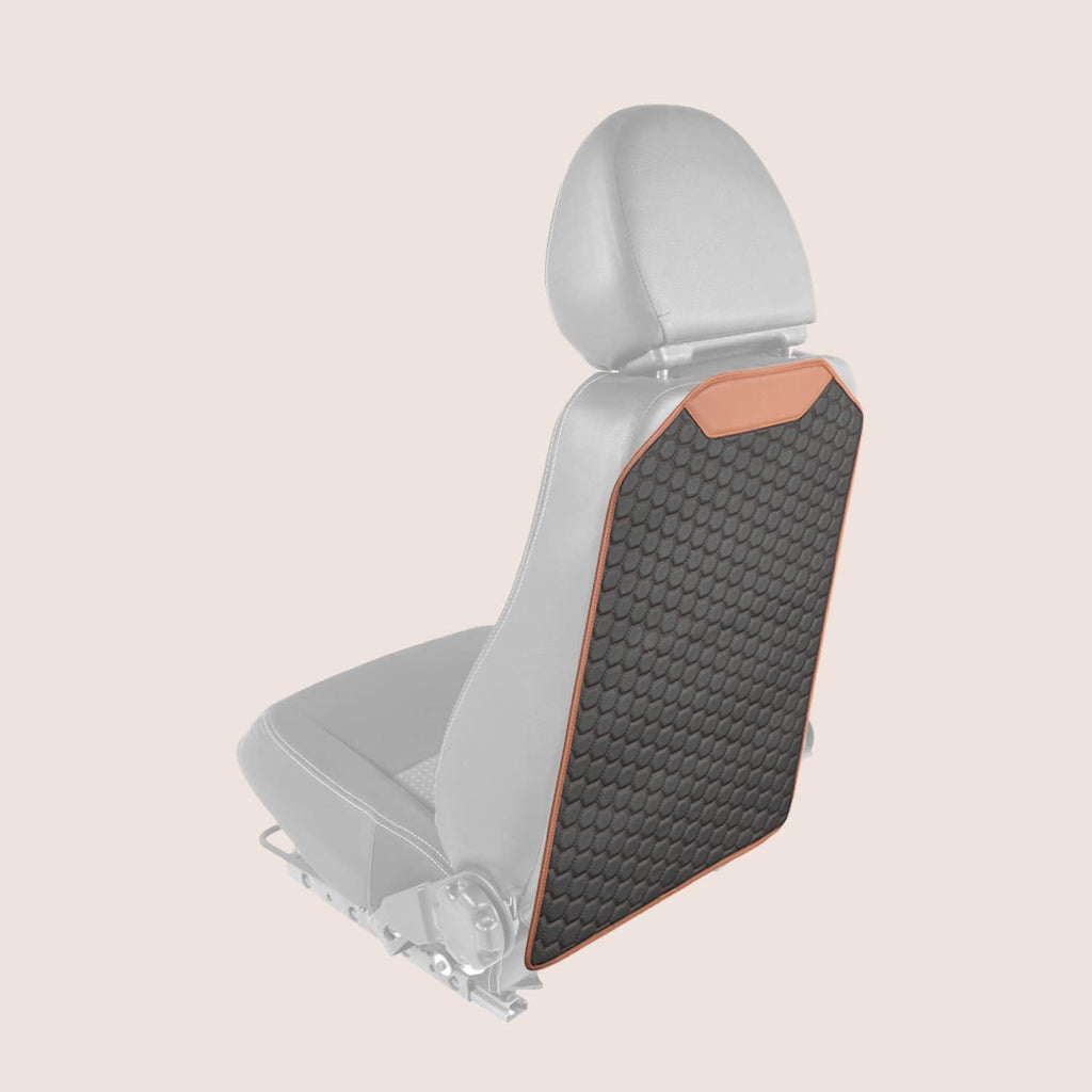 Black Brown Tan Kick Mats Back Seat Protector C7012