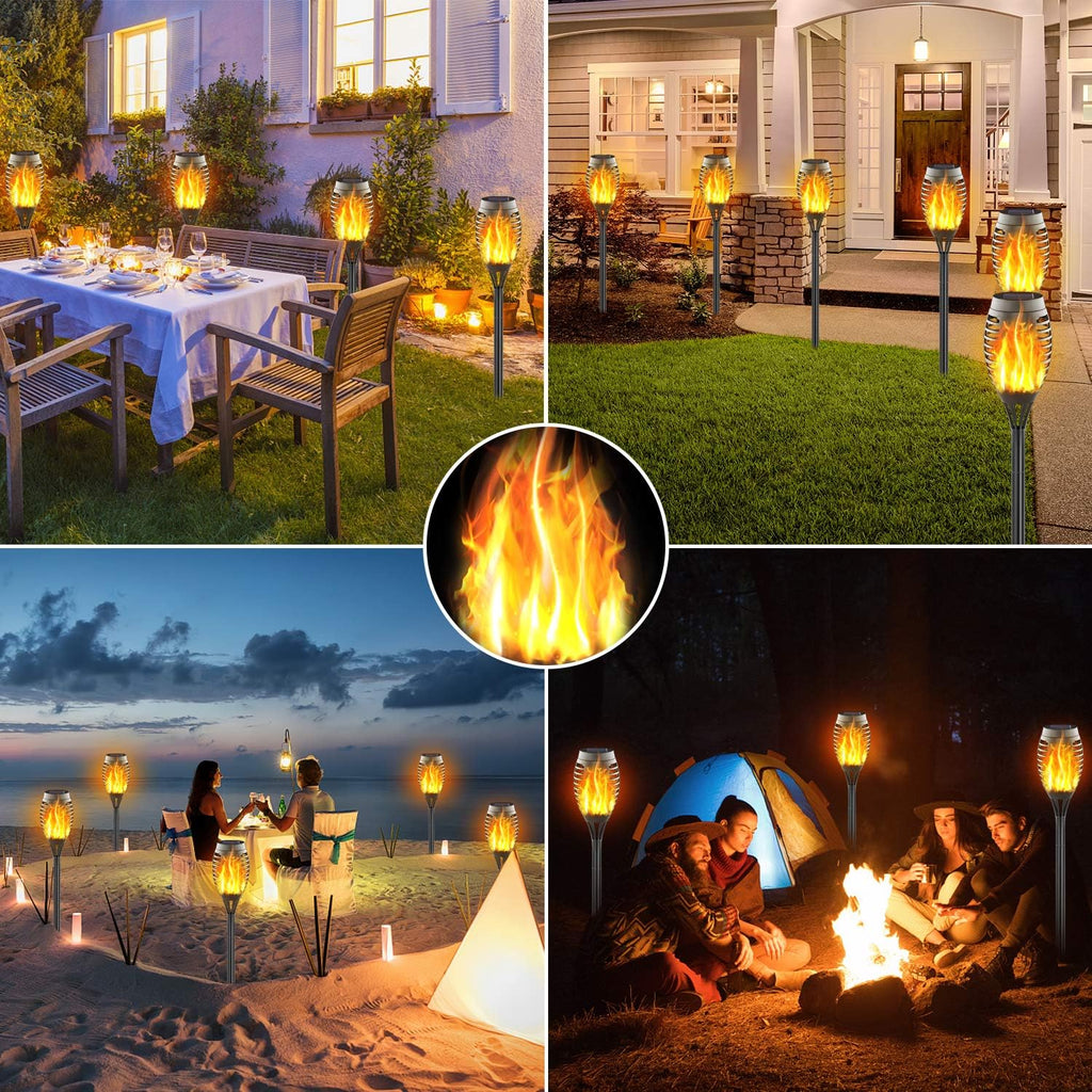 16 Pack Mini Solar Torch Lights Q47299
