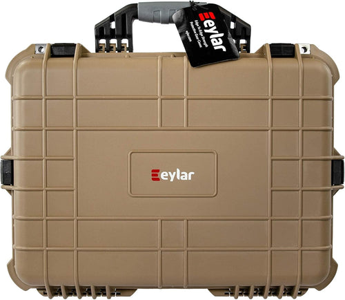 20 Inch Water and Shock Proof Camera Hard Case with Foam Tan D61726