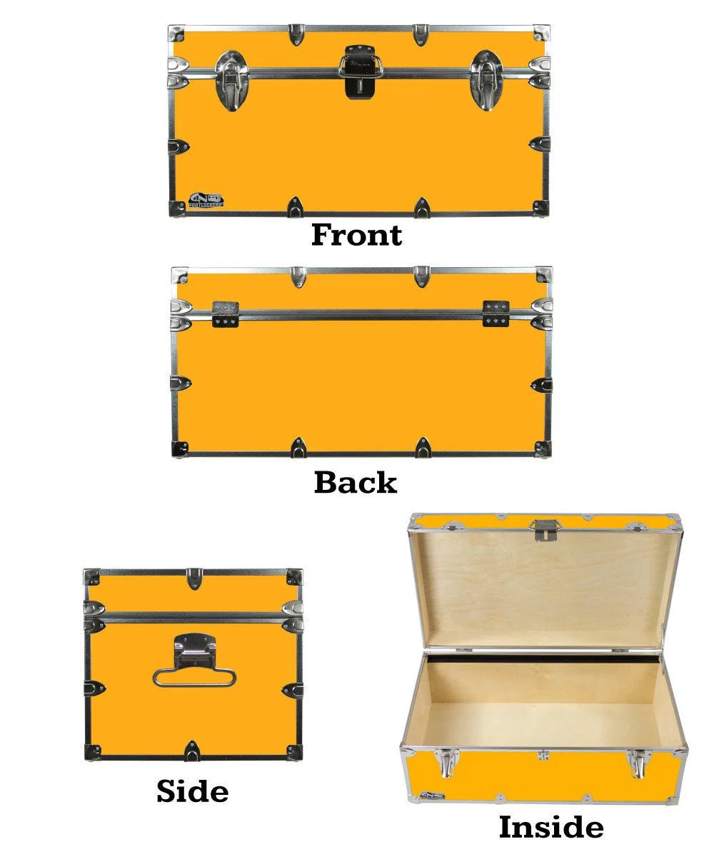 Steel Footlocker Trunk Q778321