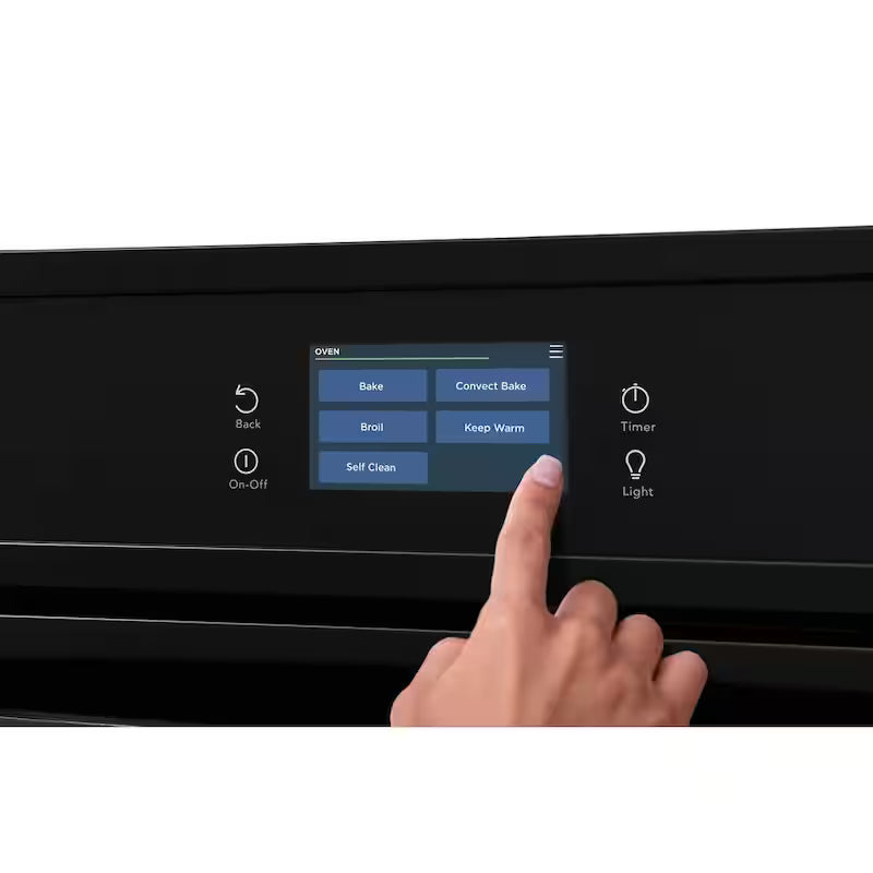 30 in. Single Electric Built-In Wall Oven with Convection in Black M288