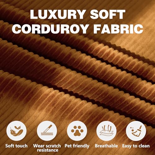 Green Corduroy Convertible Sofa Bed J82436
