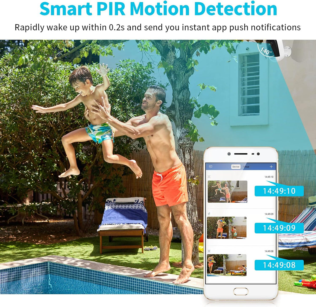 Solar Powered Wireless Security Camera with Night Vision S612783