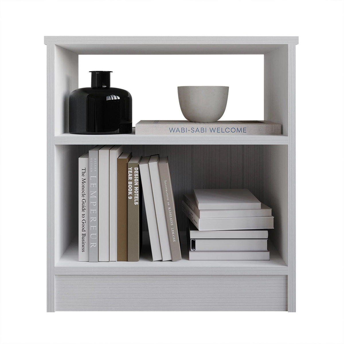 Minimalist Nightstand with Shelf F1480