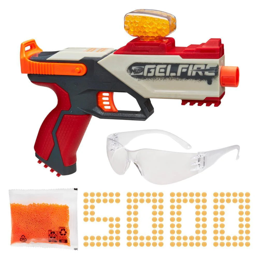 Gel Blaster with 5000 Rounds, 130 Round Hopper, Eyewear R74478