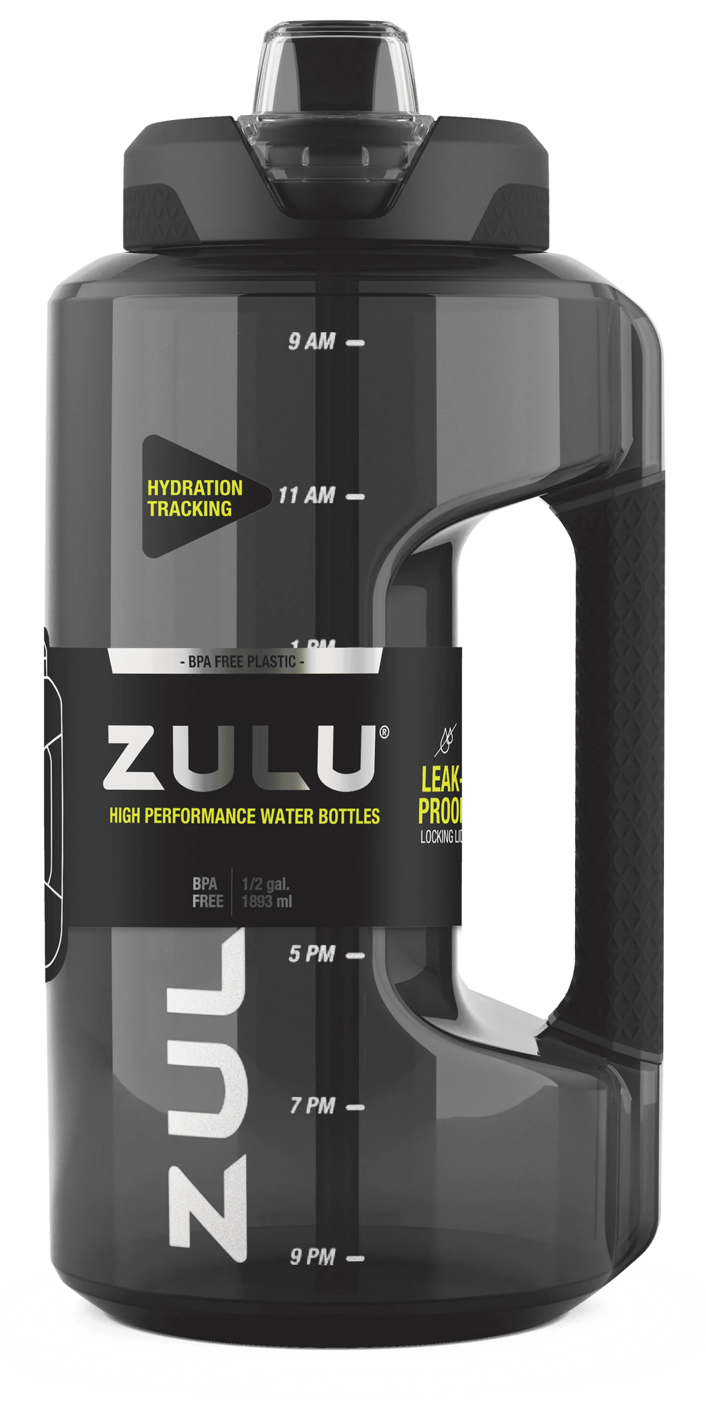 Black 64oz Water Bottle Jug V777