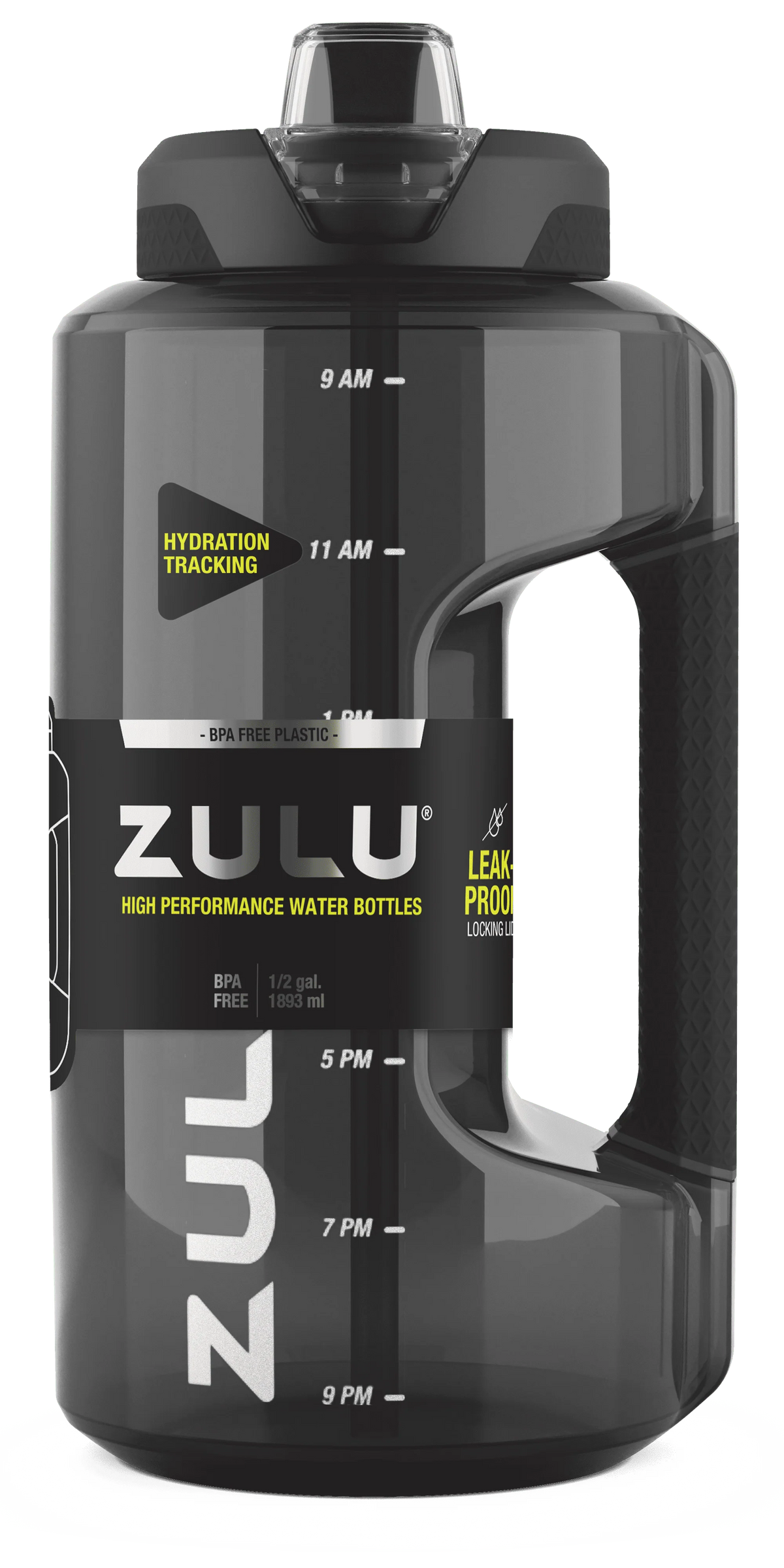 Black 64oz Water Bottle Jug V777