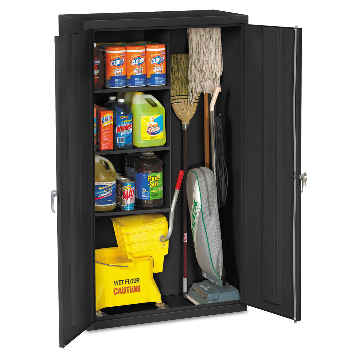 Light Gray Janitorial Cabinet L607