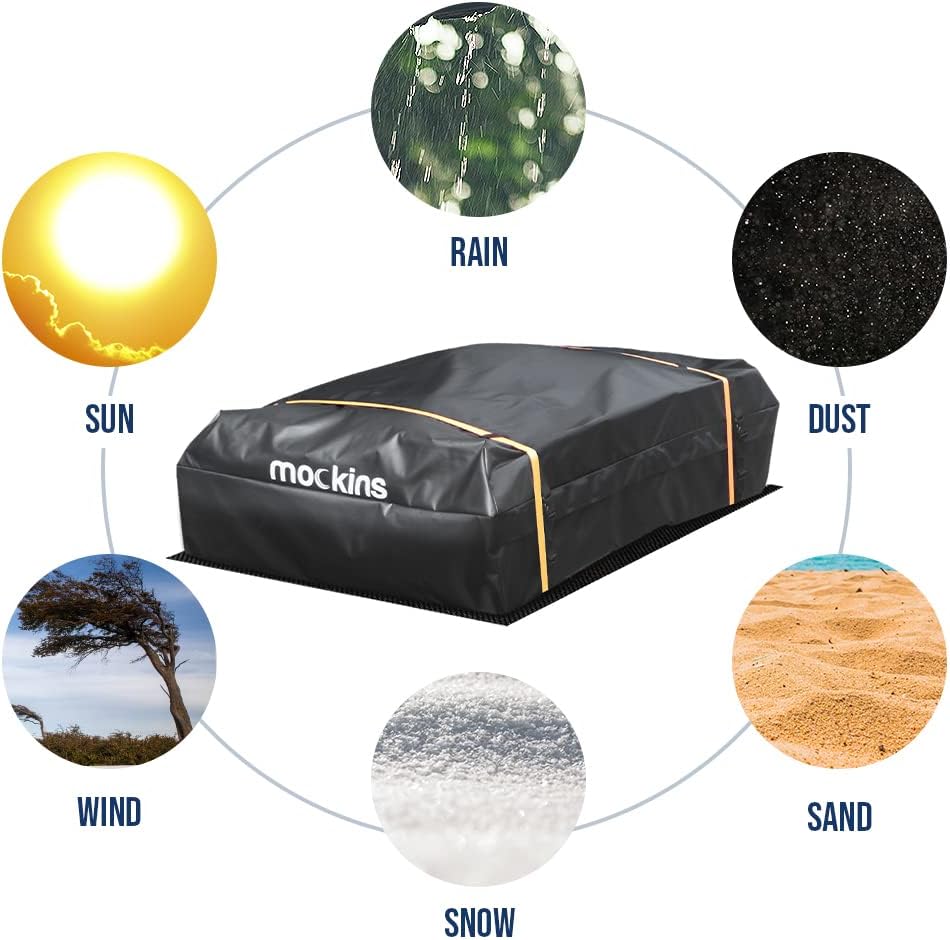 25 Cubic Feet Waterproof Rooftop Cargo Bag Set G118858