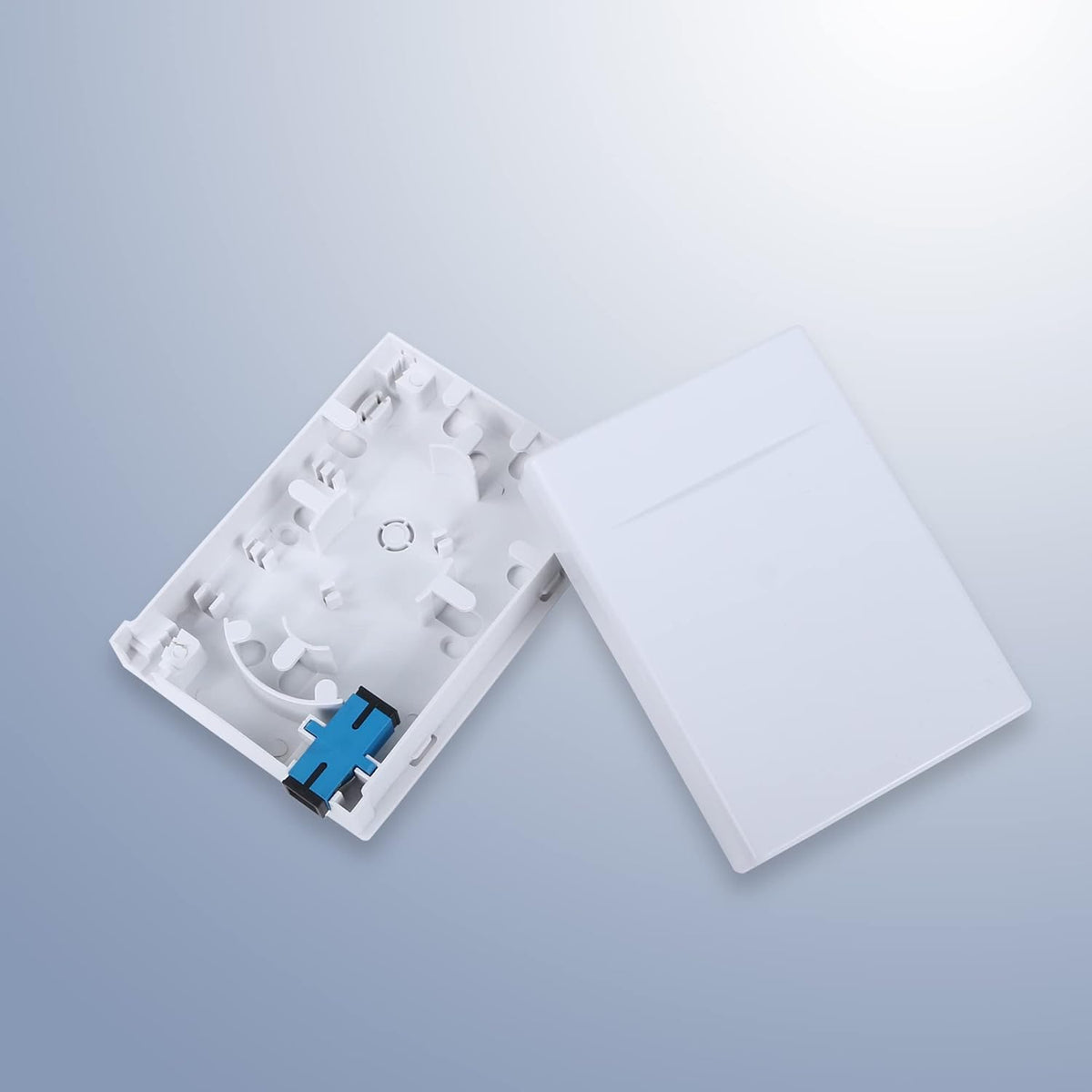 Fiber Optic Terminal Junction Box 2 Ports Pack of 2 B402926