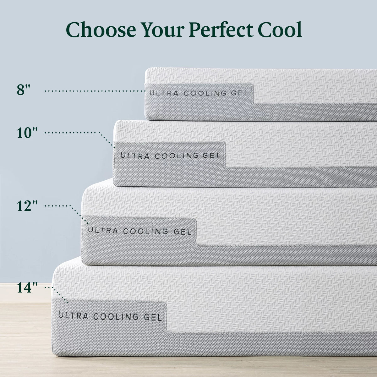 Queen Cooling Gel Memory Foam Mattress Y292