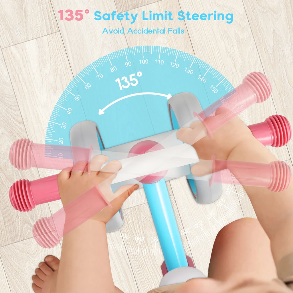 Baby Balance Bike with 4 Wheels W77023
