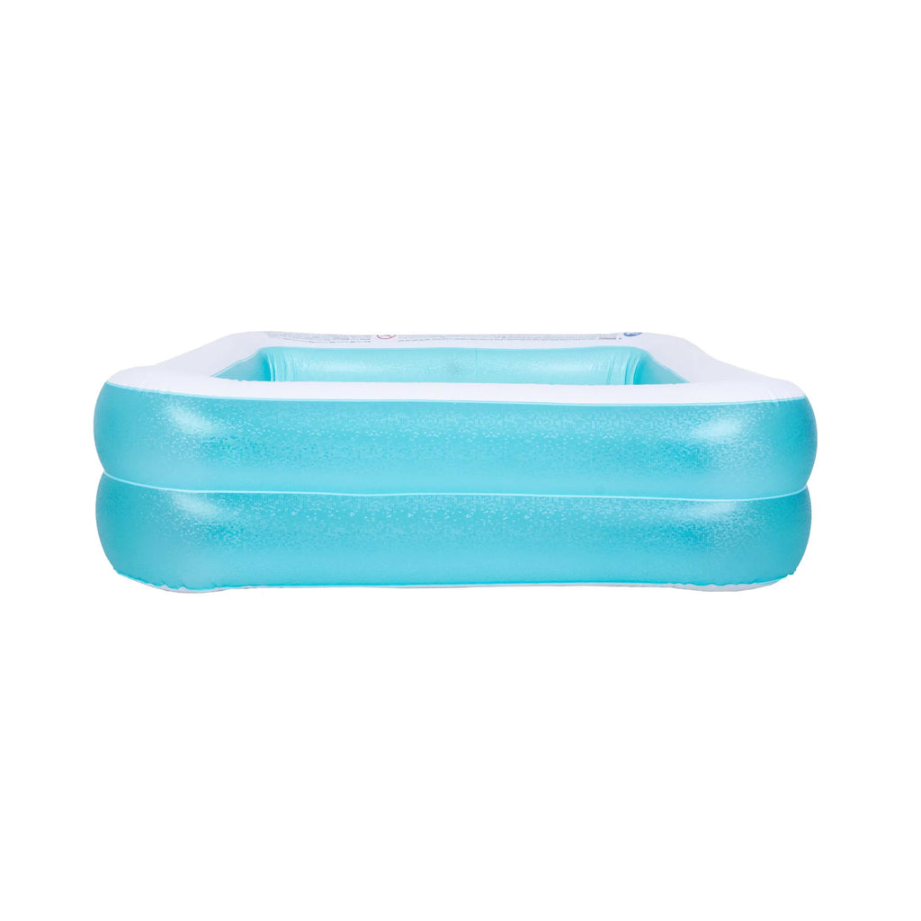 Inflatable Blue and White 2-Ring Swimming Pool F814