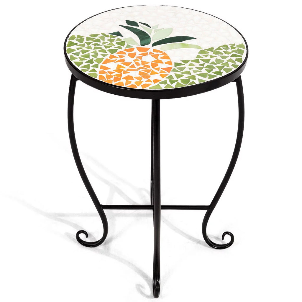 Pineapple Accent Table Plant Stand H974516