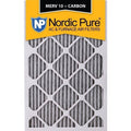 14x24x1 Pleated MERV 10 Carbon AC Furnace Filters Qty 6 V834799