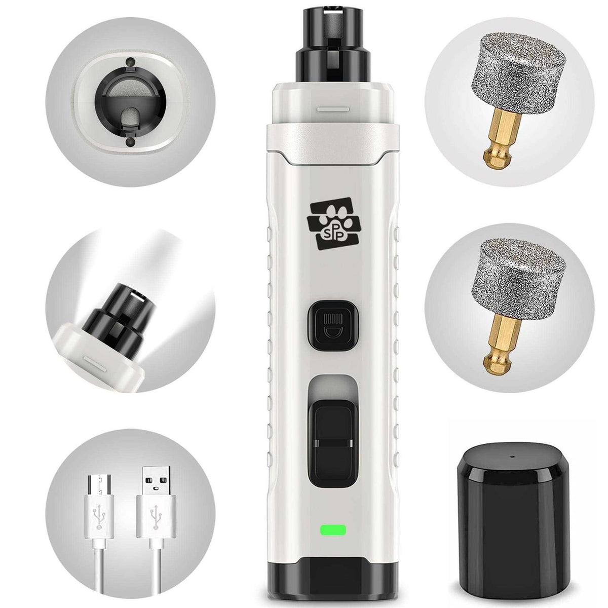 Dog Nail Grinder with 2 LED Lights I9782