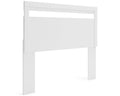 Queen Panel Headboard White V3083