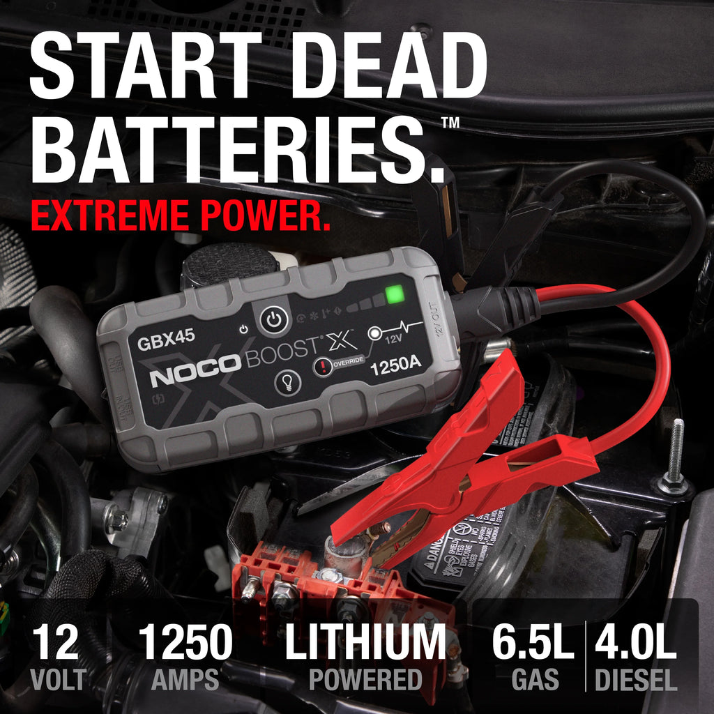 1250A 12V Portable Lithium Jump Starter T832