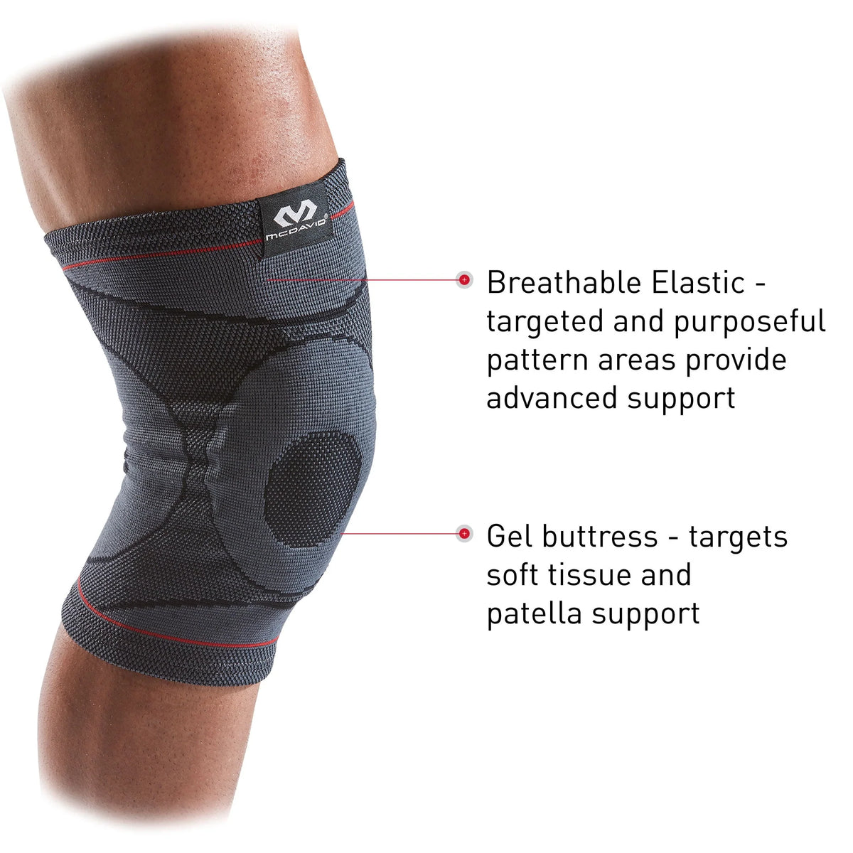 Gray Knee Compression Sleeve R578