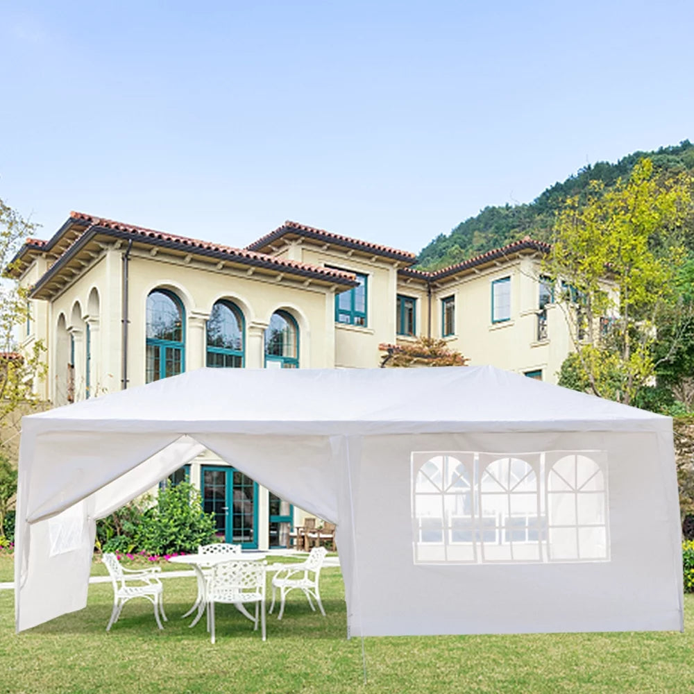10' x 10' Waterproof White Canopy Tent W11035