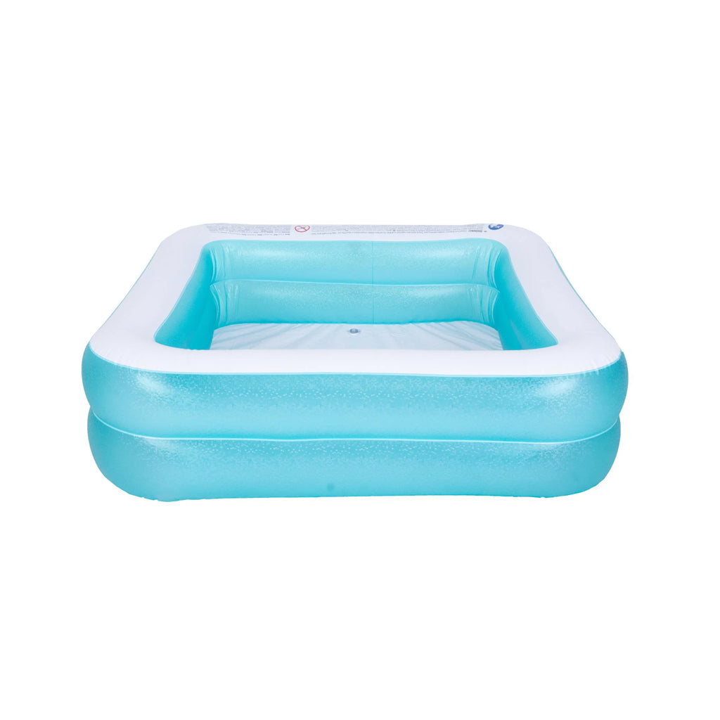 Inflatable Blue and White 2-Ring Swimming Pool F814
