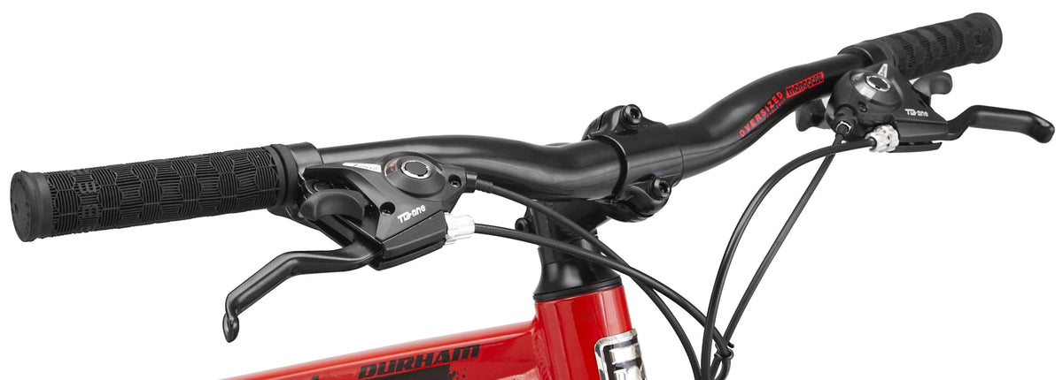 26-in. Mountain Bike, Red and Black, 21 Speeds E7258