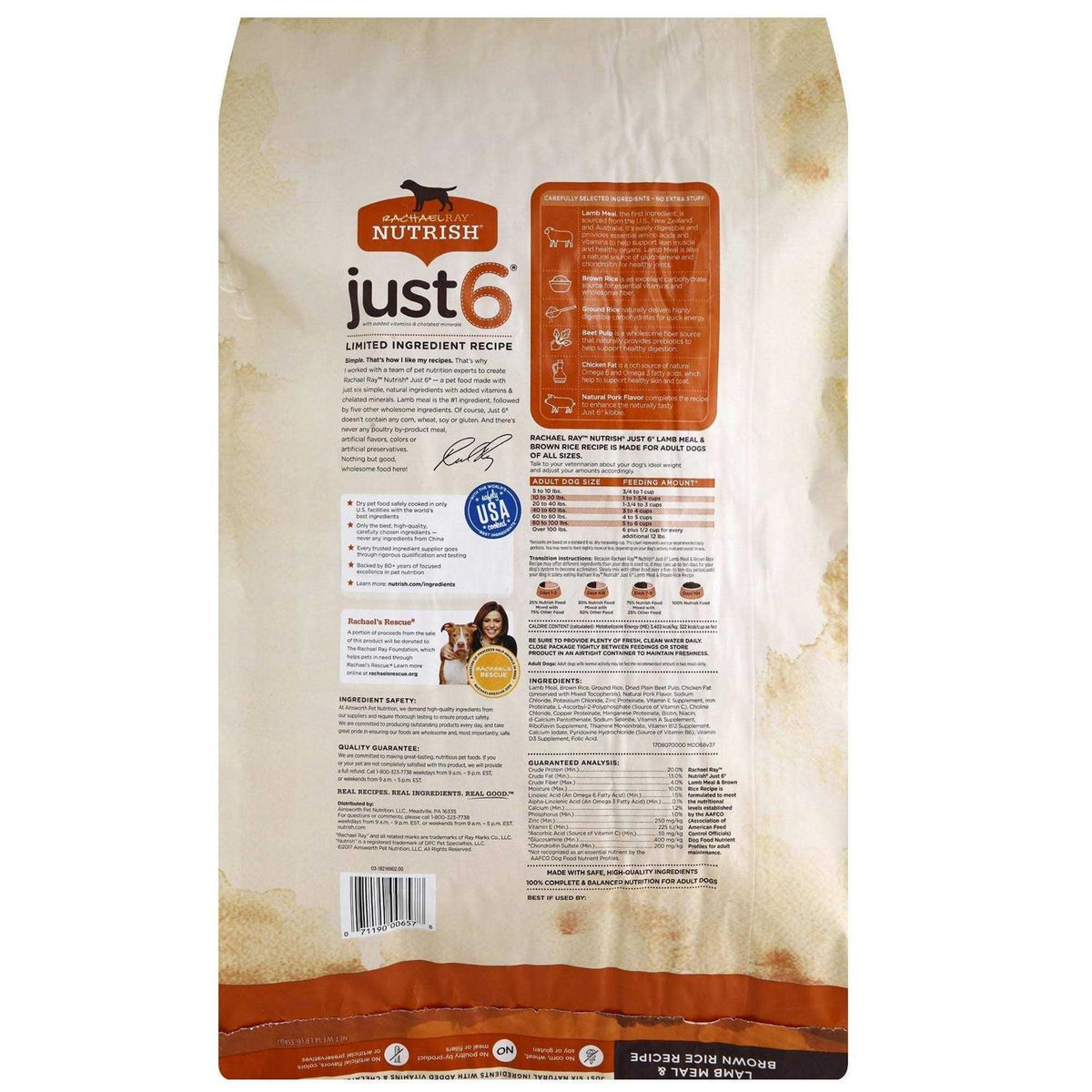 Lamb Meal & Brown Rice Recipe Dry Dog Food Z601
