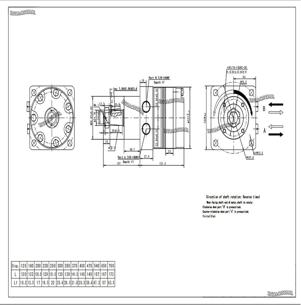 Wheel Motor Y1173