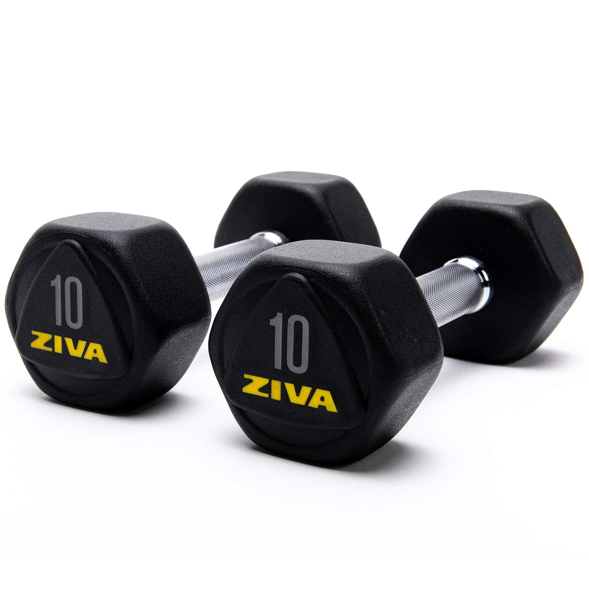 20 Lbs Urethane Rubber Hex Dumbbells J172