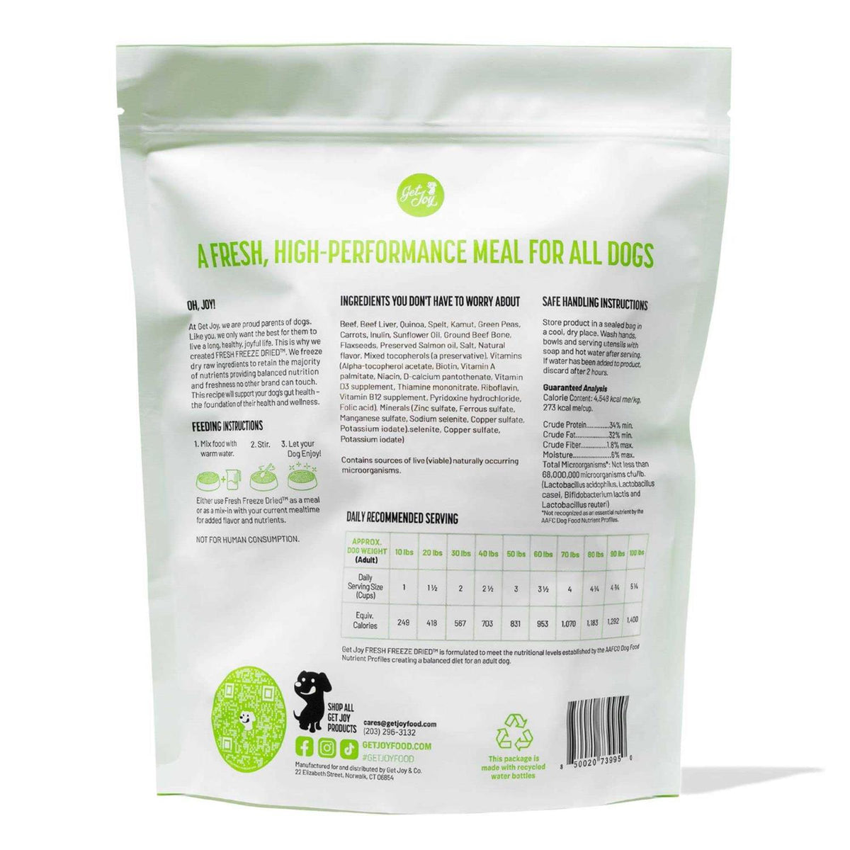 Freeze Dried Raw Beef Dog Food R134165