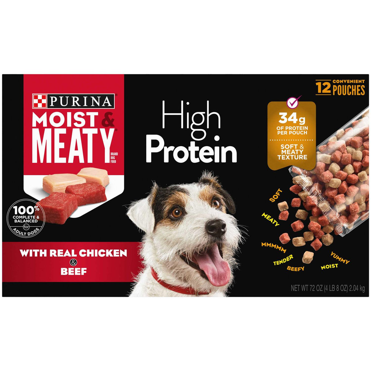 High Protein Chicken & Beef Flavor Dry Dog Food X556