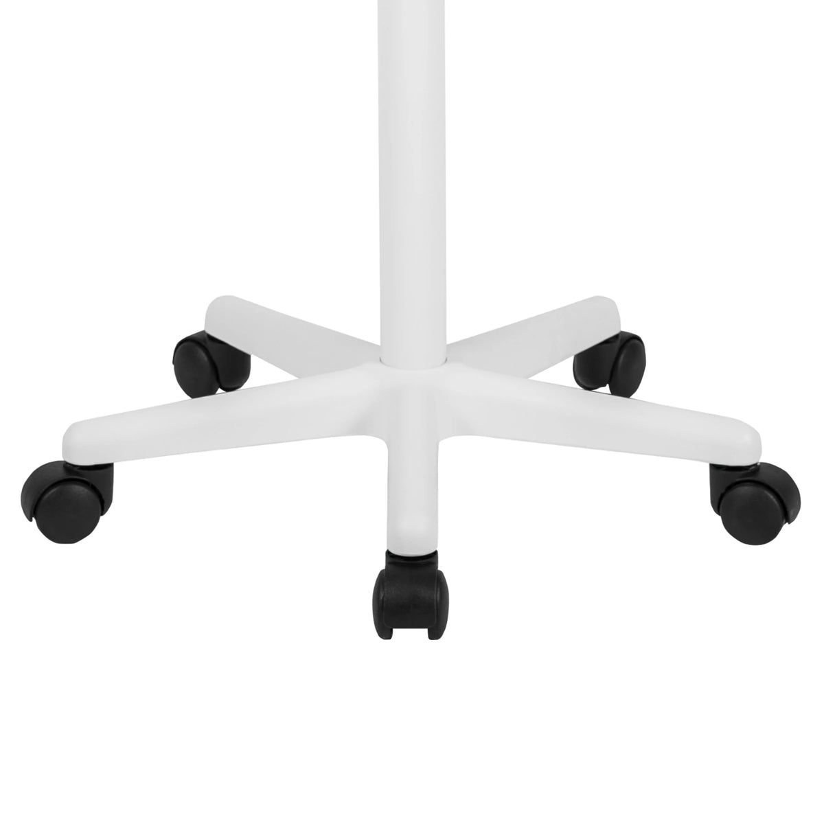 White Sit to Stand Mobile Laptop Desk O774048