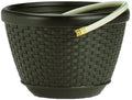 Mocha Wicker Hose Pot T23647