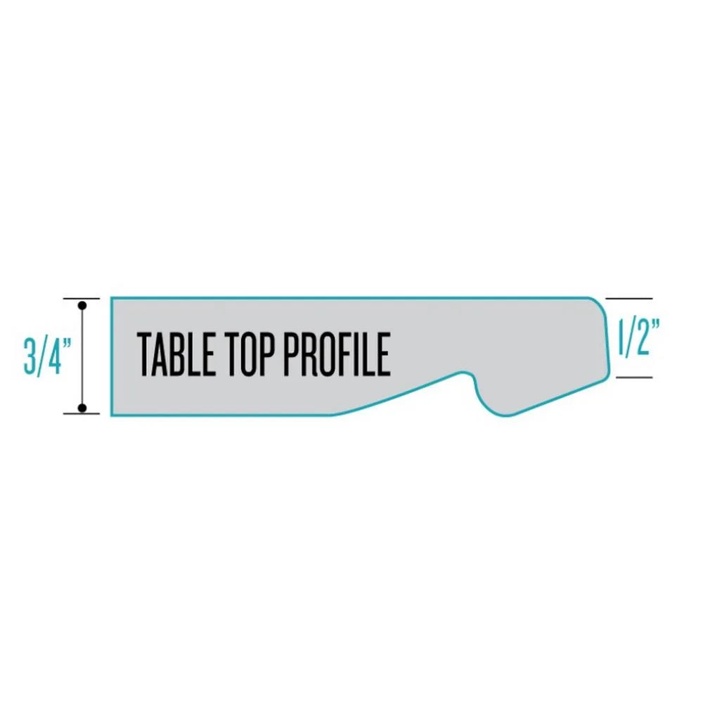 42 in. Indoor & Outdoor Table with Black Marble Top X48671