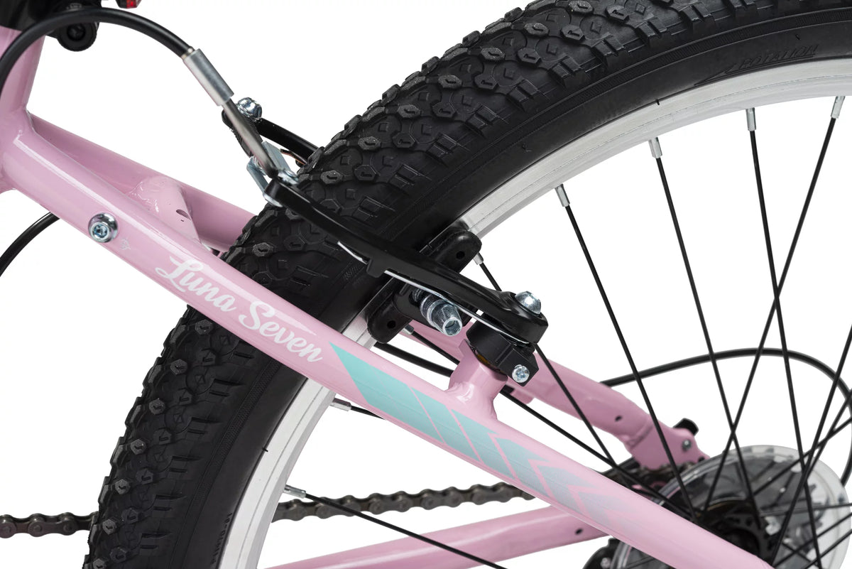 24 Girls 7-Speed Cruiser Bicycle Pink W924