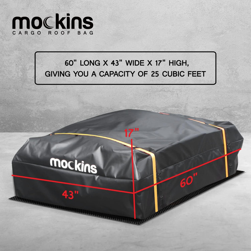 25 Cubic Feet Waterproof Rooftop Cargo Bag Set G118858